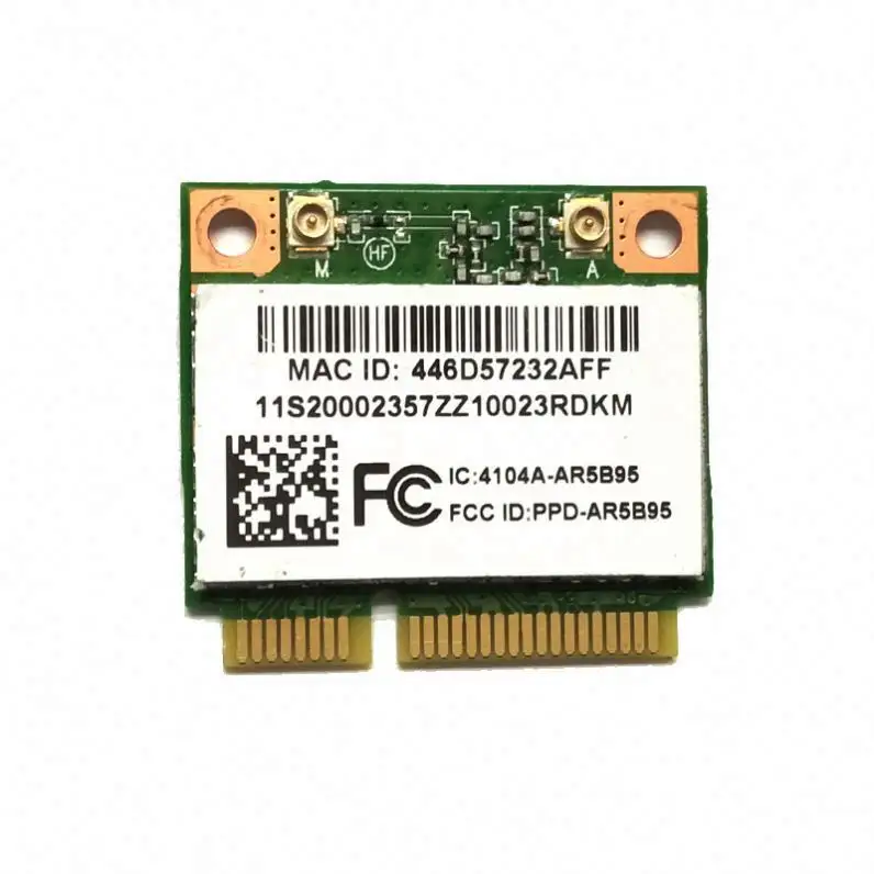 Laptop Network Cards AR5B95 AR9285 WiFi Half Mini PCI-E Wireless Card 518436-002 Notebook Computer Network Cards VCA66 P30