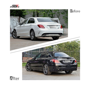 ชุดแต่ง GBT Mercedes C Class สำหรับปี 2014-2016 W205 บอดี้คิท Benz C-class W205 กันชนหน้าทรง C63 - Product Image 4