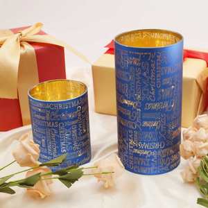 New Design Christmas Candlestick Electroplating Candlestick Cup Restaurant <b>Party</b> <b>Table</b> Decoration - Product Image 1