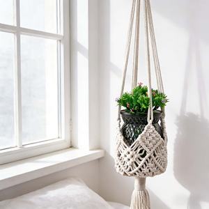 Grands pots à fleurs en céramique - Design moderne et écologique pour plantes grimpantes et succulentes - Utilisation sur bureau et balcon - Vente directe d'usine en gros - Product Image 1