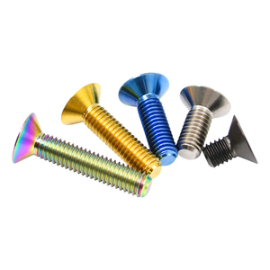 Titanio svasato <span class=keywords><strong>testa</strong></span> piatta esagonale viti bulloni colorati per moto elettrica bicicletta RC modello M3 M4 M5 M6 M8 - Product Image 3