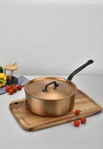 Batterie de cuisine à induction de luxe en acier inoxydable à trois plis Casseroles <span class=keywords><strong>et</strong></span> poêles en cuivre avec couvercle en acier inoxydable - Product Image 2