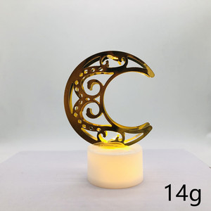 Décoration musulmane Ramadan Kareem 2025 Bougie LED Eid Mubarak <span class=keywords><strong>pour</strong></span> la maison Eid Al-Fitr <span class=keywords><strong>Aid</strong></span> Moubarak Decor Party Supplies - Product Image 5