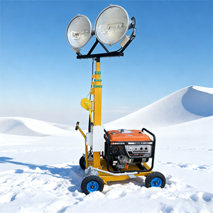 हैंडकार्ट-शैली पोर्टेबल गैसोलीन जनरेटर लाइटिंग टॉवर 2000w धातु के साथ - Product Image 3