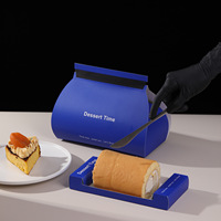 Boîte à gâteau Tiramisu dur personnalisé de qualité alimentaire Boîte en papier à emporter pour gâteau suisse Boîte à gâteau de mariage