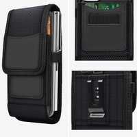 Étui de transport de luxe pour téléphone portable, réglable verticalement et horizontalement, étanche, avec porte-cartes, sac banane pour hommes actifs