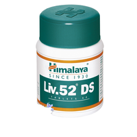 Himalaya Liv.52 DS Comprimés d'extraits végétaux sauvages purs ayurvédiques pour le soin du foie, complément de santé de première qualité, extraits de plantes.
