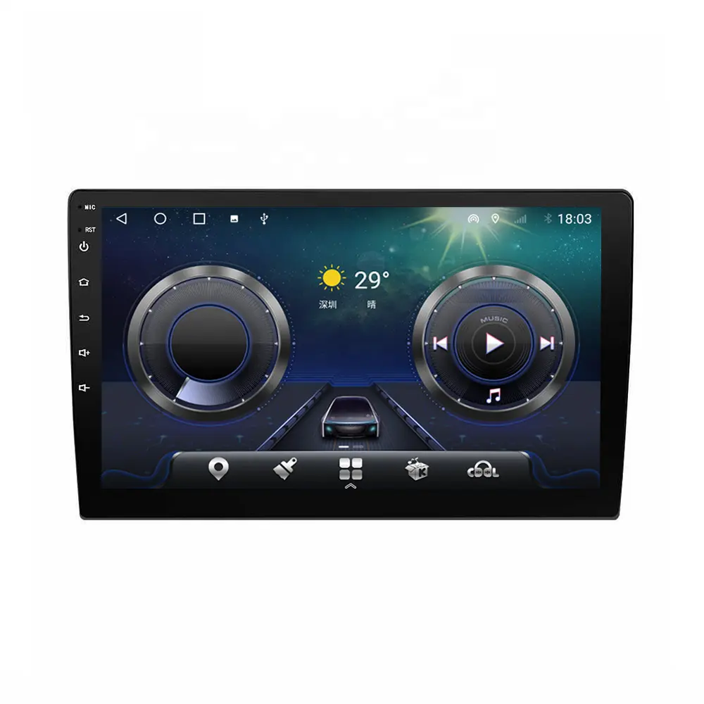 2 Din 10 pollici Touch Screen CD navigazione GPS Radio Stereo soluzione 8288t supporto telecamera retromarcia lettore CD DVD per auto