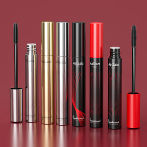 Bouteille de mascara personnalisée en plastique vide, conteneur de mascara pour cils or et blanc fantaisie - Product Image 6