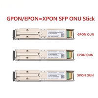 Yunvo Mini ONU GPON STICK EPON GPON XPON SFP ONU Stick Dengan Konektor MAC SC Modul DDM Pon HGU 1490/1330nm PPPoE IPoE