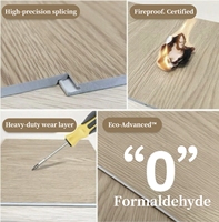 Tief Geprägter SPC-Vinylboden: 4,0mm Echte Holzoptik Professionelle Großhandelsfliesen