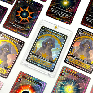 Fabricant vérifié, conception personnalisée, estampage à chaud holographique, jeu de cartes à collectionner TCG, sport, anime, cartes à collectionner avec emballage - Product Image 3