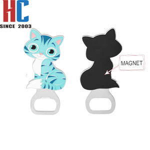 Ouvre-bouteille en forme de chat personnalisé en usine 20 ans Ouvre-bouteille de bière Ouvre-bouteille de dureté en alliage de zinc animal créatif - Product Image 5
