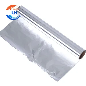 Chine usine 8011 papier de feuille de faucon d'argent de qualité alimentaire rouleau de papier d'aluminium de feuille d'étain pour une utilisation en cuisine