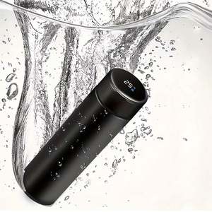 Thermos intelligent à double paroi avec logo personnalisé WSY, 500 ml, affichage LED numérique, promotion, activité d'entreprise, cadeau d'affaires - Product Image 1