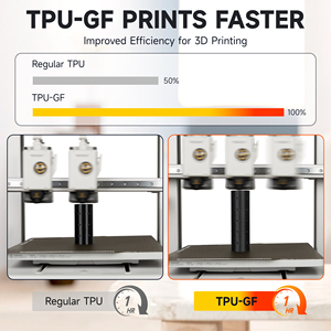 Filamento de Impresión 3D Tinmorry TPU-GF de 1.75mm, Relleno de Fibra de Vidrio, Alta Resistencia y Tenacidad, Color Gris - Product Image 4