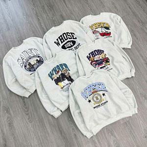 Producción OEM/ODM Camisetas para hombre Camiseta unisex Oversize Fit Suéter de manga larga Impreso - Product Image 1