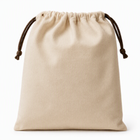 Bolsa de Algodón Resistente con Cordón, Ecológica y Reutilizable, con Cordón de Cuerda Resistente, Logotipo Personalizado, Bolsa de Regalo al por Mayor