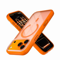 Coque de téléphone portable magnétique transparente antichoc bicolore Defender pour iPhone 16 17 18 Pro Max