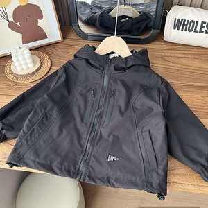 Chaqueta Cárdigan Infantil Estilo 2026, 100% Algodón Transpirable con Cierre, Ropa de Primavera, Otoño e Invierno para Niños, Logotipos Personalizados - Product Image 3