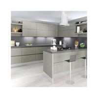 Meuble de cuisine modulaire architectural, armoire de rangement intelligente et élégante en panneau mélaminé pour la maison