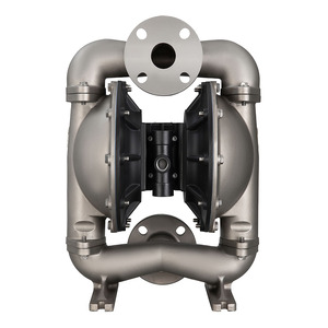 Pompe à double diaphragme en acier inoxydable, auto-amorçante, pneumatique, personnalisable, OEM, pour eaux usées et eau propre - Product Image 1
