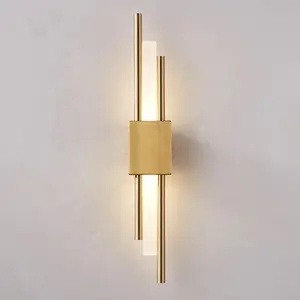 Classic Lampen Crystal Bedroom Bedside Mount Interior Light Indoor Decorative Gold Black Metal Modern Led Glass Wall Sconce