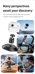 Caméra d'action Y360 avec écran réversible, enregistrement vidéo HD, vue panoramique en temps réel, objectif grand angle, caméra sport pour enfants - Product Image 6