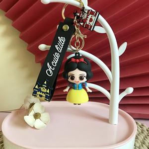 Llaveros Personalizados con Logotipo de Personajes de Frozen: Elsa, Blancanieves, Sirenita, Princesa, de Goma y Metal, Muñecas de Princesas D1sney - Product Image 5