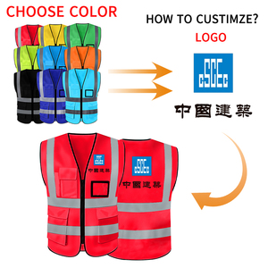 Veste de sécurité réfléchissante personnalisée en gros avec logo, vêtements de travail haute visibilité pour les chantiers, vêtements de sécurité imperméables, <span class=keywords><strong>prix</strong></span> d'usine OEM - Product Image 3