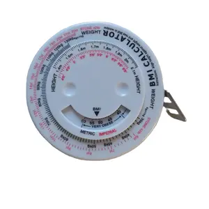Nastro di misurazione promozionale in plastica nastro di misurazione retrattile nastri per la misurazione Premium morbidi