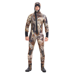 <span class=keywords><strong>Muta</strong></span> Subacquea da Uomo in Neoprene 5mm 7mm per Pesca Subacquea, Alta Qualità, con Cappuccio, per Immersione Libera, 6mm Stampa Camo, Calda per l'Inverno - Product Image 3