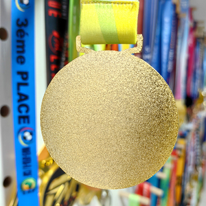 Nhà Sản Xuất Tùy Chỉnh Vàng Và Bạc Huy Chương Thể Thao Vui Vẻ Chạy Và Đua Finisher Thể Thao Kim Loại Giải Thưởng Vui Vẻ Chạy Á Hậu Đua Huy Chương - Product Image 5