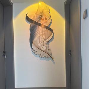 Lámparas de Pared Románticas de Estilo Nórdico en Material Metálico, Lámparas Colgantes de Pared de Lujo para Dormitorio, Decoración de Pared para el Hogar - Product Image 3