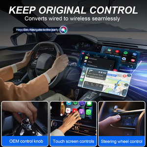 Adaptador inalámbrico Carplay Android Auto Plug and Play WiFi Fast Connect Smart Dongle 2in1 para Seat Ibiza Arona <span class=keywords><strong>Leon</strong></span> Ateca Tarraco - Product Image 5