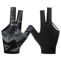 2026 personnalisé 3 doigts Durable Snooker & Billard Balls Gants de Snooker antidérapants pour les joueurs de Table de Club de billard