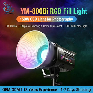 Lumière d'appoint vidéo RGB COB 150W CRI 95 Ra, température de couleur réglable 3200-7000K, équipement de studio photographique - Product Image 2