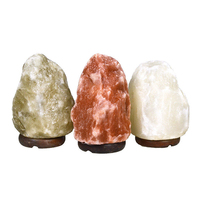 Lampes de nuit au sel de l'Himalaya Lampes de roche de sel naturel de l'Himalaya Cristaux Lampe de nuit au sel 2-3 kg