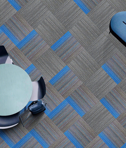 Dalles de moquette modernes auto-adhésives à poils ras 50x50cm en PP |   Sans colle, DIY, lavable, modulaire, antidérapant |   Non-tissé commercial - Product Image 1