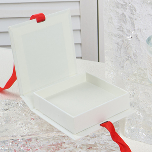 Customizable Ribbon <b>Gift</b> <b>Boxes</b> <b>for</b> Jewelry Packaged in Rigid Cardboard <b>for</b> Display & Storage - Product Image 3