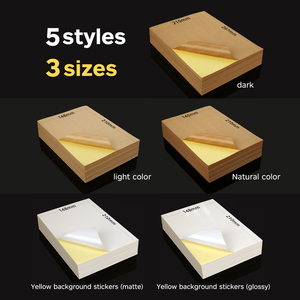 Bán buôn 80g Kraft tự dính A4 nhãn giấy LaserJet thẻ có thể in cho nến và bao bì thủ công - Product Image 3