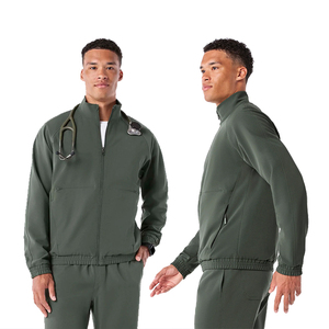 <span class=keywords><strong>Tansen</strong></span> Unisex Slim Fit Jogger-Arzthose mit 5 Taschen aus 4-Wege-Dobby-Gewebe mit Nadeldetektion für den Krankenhausgebrauch - Product Image 3