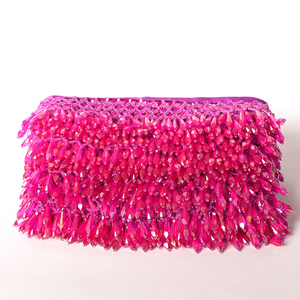 Ren Trang Trí Đính Pha Lê Thủy Tinh Óng Ánh 5 CM Lưới Dệt Viền Tua Rua Trang Trí Thời Trang - Product Image 6