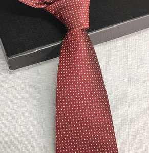 Мужской жаккардовый галстук из полиэстера - Product Image 4