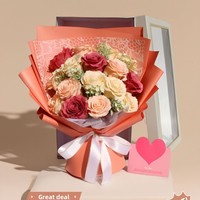 Buket Bunga Sabun Manta Modern Buatan Tangan, Mawar Awet Buatan, Siap Pakai, Merk AIDA, untuk Hari Valentine & Wisuda
