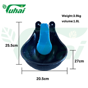 Tigela de Ferro de 2.6L com Língua para Beber para Vacas ou Animais com Língua Vertical - Product Image 4