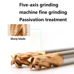 Professional Customization Tungsten Carbide Roughing Spiral <strong>End</strong> <strong>Mill</strong> Bits For CNC Machine And Aluminum Cutting - Product Image 6