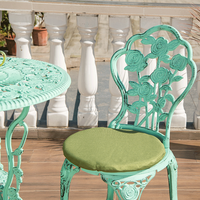 Meubles d'extérieur au design nouveau, ensemble de table, chaise, pour le jardin, restaurant, en aluminium moulé, 2022