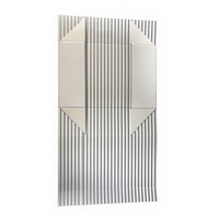 Boîte en carton écologique faite à la main, boîte cadeau magnétique blanche avec rubans cadeaux