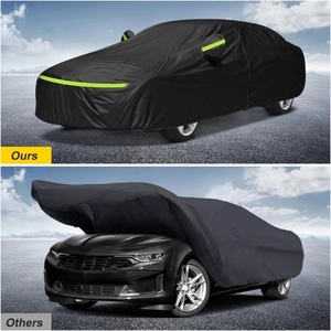 Housse de <span class=keywords><strong>voiture</strong></span> complète toutes saisons pour extérieur avec fermeture éclair, <span class=keywords><strong>protection</strong></span> robuste coupe-vent et imperméable pour Chevrolet Camaro 2010-2023 - Product Image 5